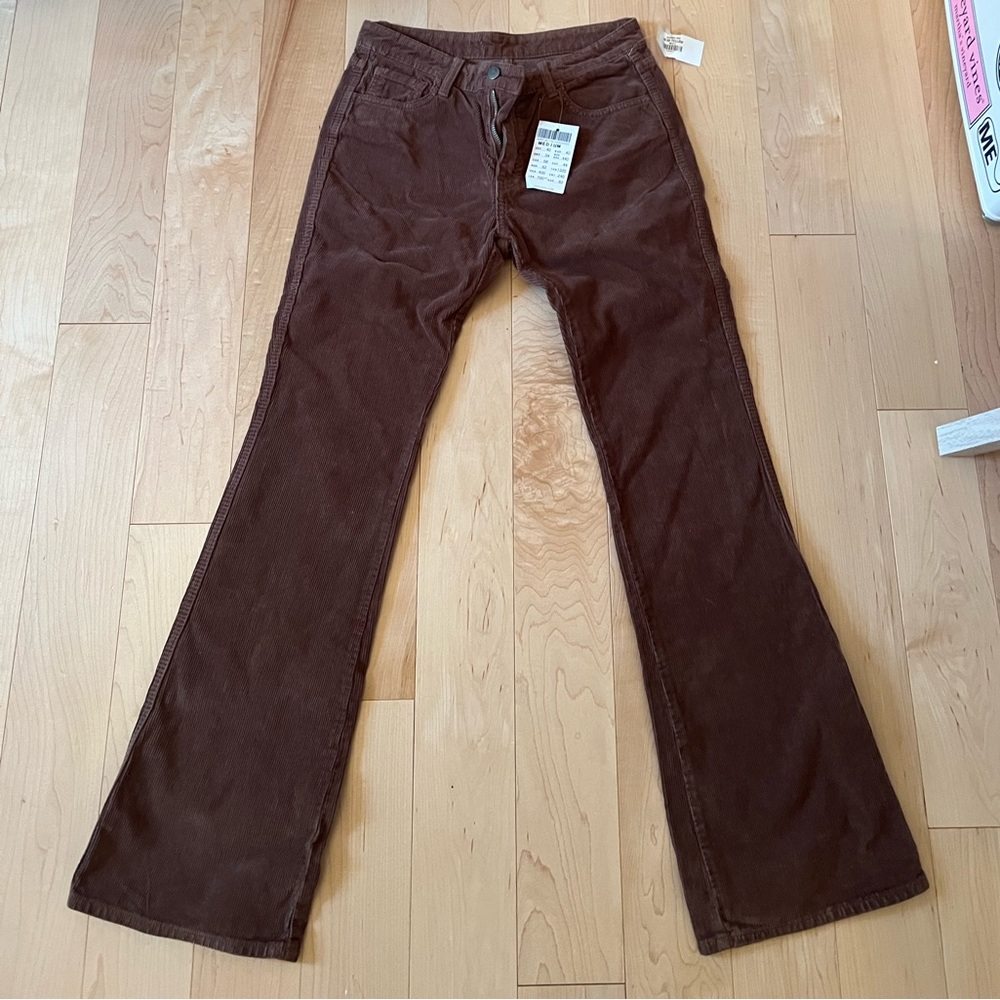 brandy melville brown corduroys